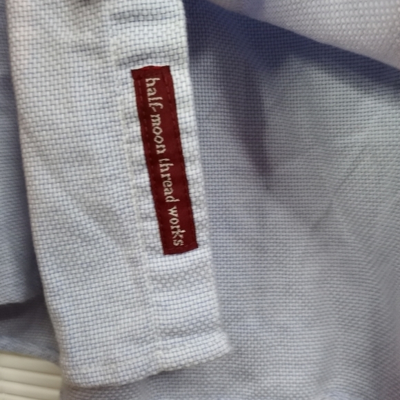 Half Moon Threadworks Soft Oxford Men's Large - Picture 3 of 6